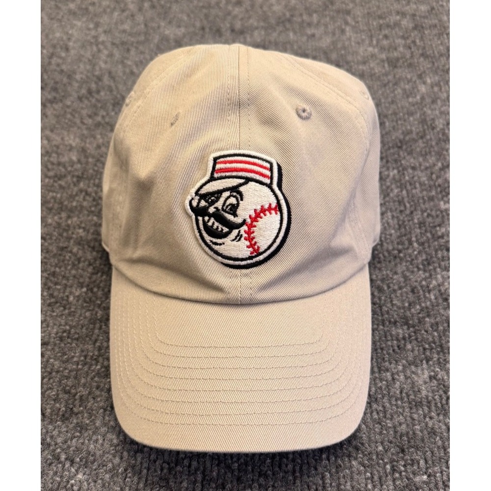 Cincinnati Reds Vintage Fan‎ Favorite MLB Beige Strapback Hat One Size